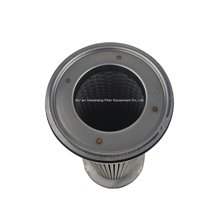 High Pressure Oil Filter Pleated Oil Cylinder Filter Machinery Hydraulic Oil Filter