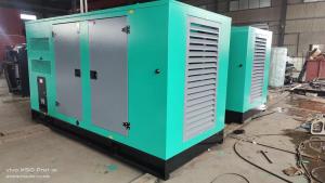China 60hz 400V 3 phase cummins silent generator set with enclosure standby rating 600kw/750kva with Leroy Somer generator factory
