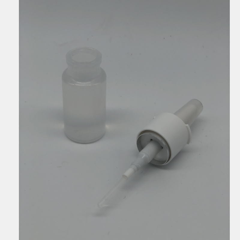 20ml PP Round Cylinder Empty Nasal Sprayer Bottle for Pump and Throat Spray