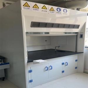 China Customized Made Wall Mounted Chemical Fume Hood With Scrubber Systems factory