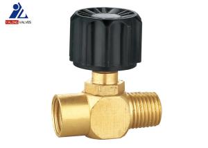 China Female NPT Brass Gas Valve ISO14001 Natural Gas Needle Valve factory