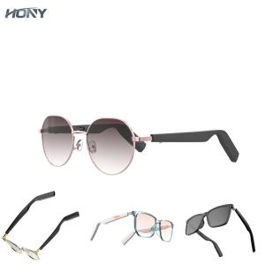 China Dual Big Battery 110mAh Fastrack Sunglasses With Bluetooth factory