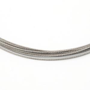 China 1.5mm Practical 1x19 Stainless Steel Wire Rope For Car Stay Cable factory