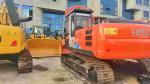 Orange Good condition 19400KG Second-hand Hitachi Excavator Zx200 with 109.6kw