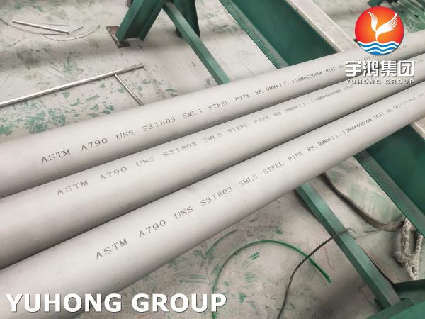 ASTM A790 S31803 Duplex Stainless Steel Seamless Pipe Chloride Corrosion