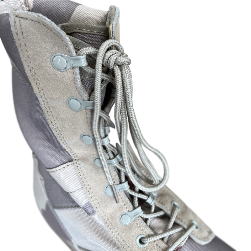 Shin Level Up-Lace Oxford Leather Safety Boots with Hard Toecap and Rubber Sole