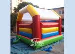 Commercial grade inflatable bouncy castle with slide for outdoor kids party