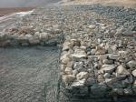 Weaved Wire Mesh Pvc Coated Gabion Baskets , Plastic Gabion Baskets