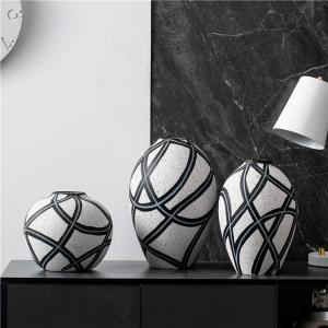 China Home desktop ornament interior decorative ceramic vase modern custom nordic flower vases for weddings centerpiece factory
