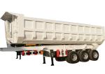 Hydraulic 16mm Tipper Trailer Truck 70000kg 3 Axle Semi Trailer