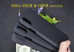 Non Conductive Twill Finish Aramid Fiber Phone Case For iPhone X