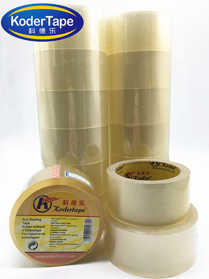 High Tensile Strength Low Haze 100 Micron Packing Adhrsive Tape
