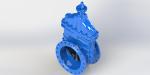 PN25 Ductile Iron Gate Valve Manual Operated Flange Type