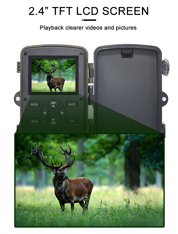 H888-WiFi-BT Hunter Camera 4k WIFI Trail Camera Infrared Surveillance Max 512G Hunting Camera