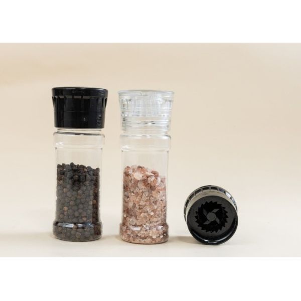 China Disposable Non-Adjustable Plastic Pepper Grinders Single Use factory