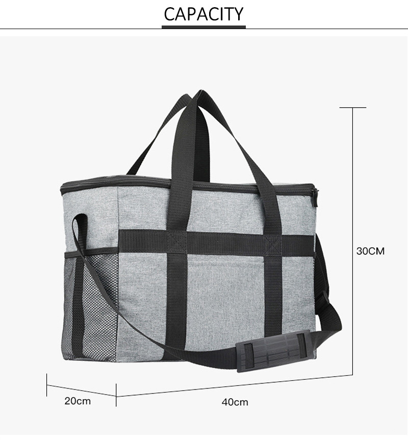 ISO Casual L40*D20cm Insulated Lunch Cooler Bags