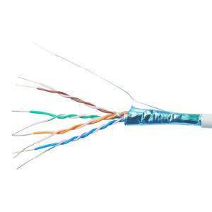 China Al Foil PVC HDPE FTP Cat5e Cable With BC Conductor factory