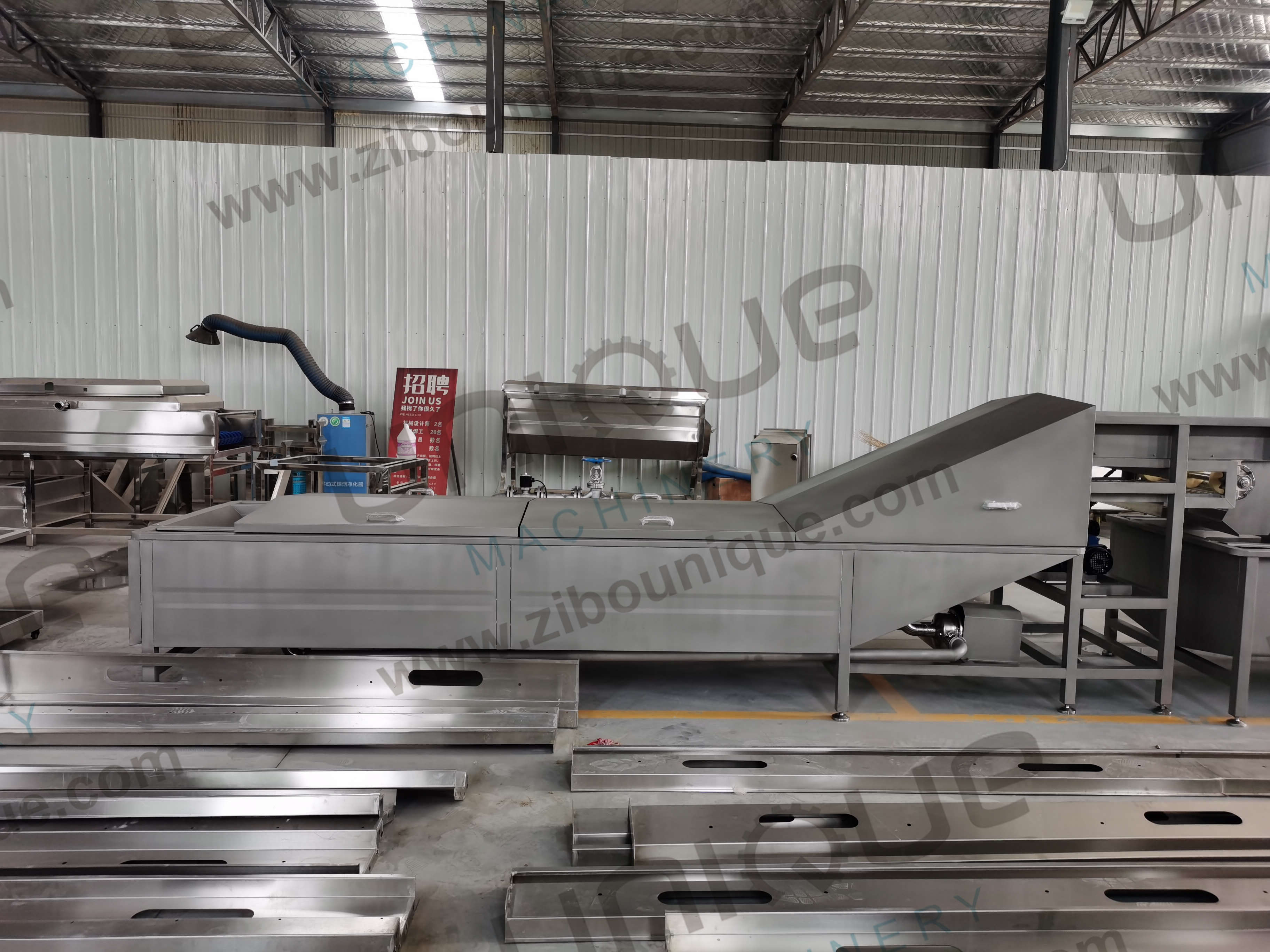 1.5kw Vegetable Blanching Equipment for Plantains and Coconuts Customized Voltage
