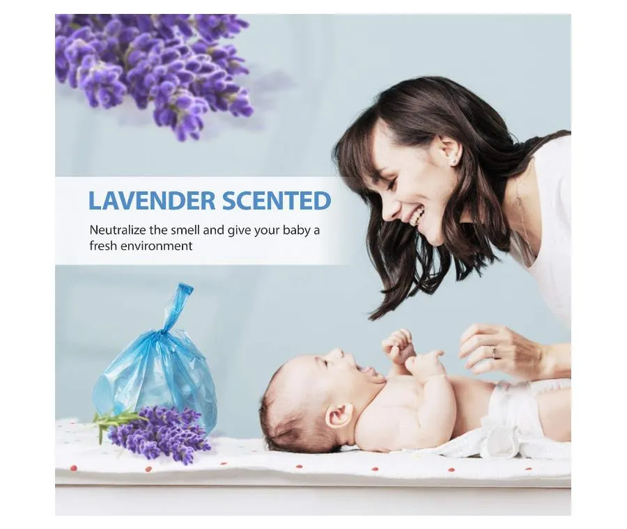 Custom Factory Direct Price OEM Disposable Baby Nappies Bags Baby Diaper Bags on Roll