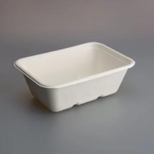China Eco Friendly Compostable 750ml Sugarcane Bagasse Take Out Containers With Lid factory