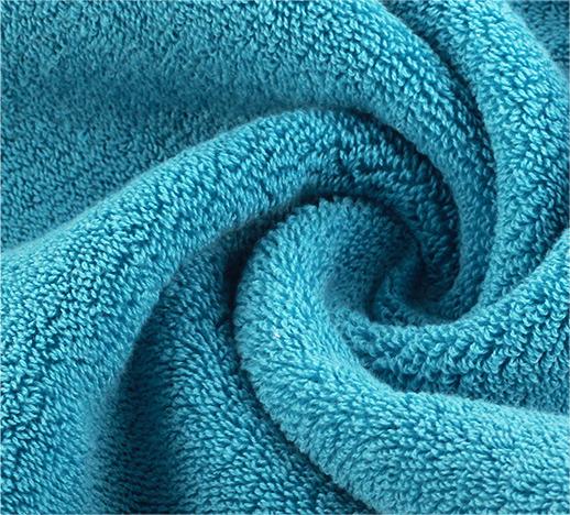 Striped Pattern 100% Cotton Thickened Absorbent Towels Soft Skin Friendly Quick Drying