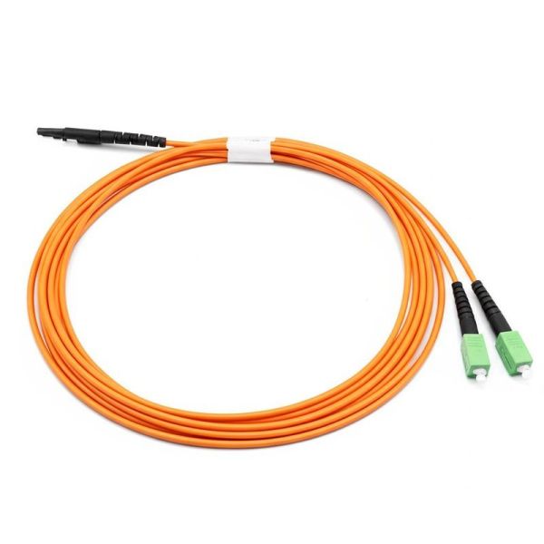 China Single Mode Fiber Optic Patch Cable Orange Jacket Color Designed for Seamless Network Integration and Data Communication factory