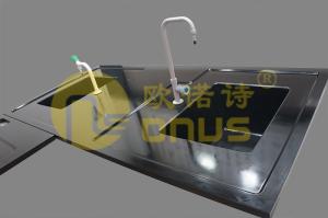 China Black rectangular drop in sinks epoxy resin chemical resistance factory