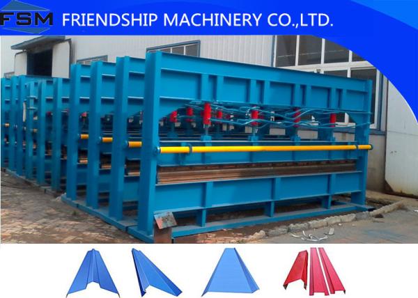 China Hydraulic Plate Bending Roll Forming Machine for Factory / Warehouse / Garage factory