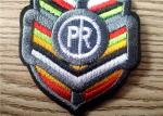 Durable Colorful Embroidered Patches Of Brand Logo For Garment