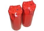 Carbon Steel Carbide Dth Button Bits For Geological Exploration Red Color