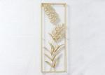 Living Room Gold Electroplate Framed Metal Wall Decor