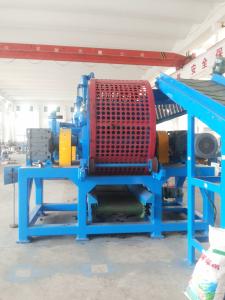 China ZPS-800 Tire Shredder 2ton Output Capacity Shredder 50mm Outlet Size factory
