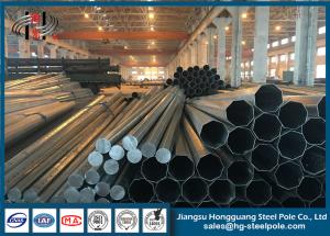China Polygonal Flood Light Poles , Stadium Lighting Hot Dip Galvanized Pole With Q235 factory