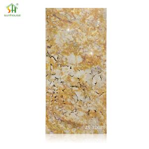 China Premium 5D Marble Acrylic Wall Panels For Commercial Spaces / Residential Projects factory