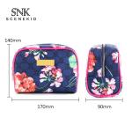 Waterproof Floral Printed Canvas Custom Cosmetic Bag