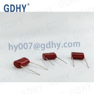 China 0.01uF 1250VDC Metallized Polypropylene Film Foil Capacitor factory