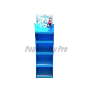 Floor Standing Cardboard Retail Display Shelves Eye - Catching