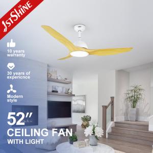 China Energy Saving 230V LED 64 Inch Ceiling Fan With Light And Remote factory