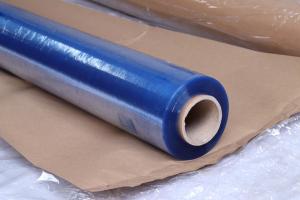 China Light Blue PVC Transparent Sheet Non toxic Mattress Plastic PVC film factory