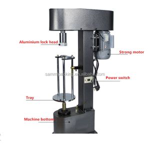 Semi Automatic DK50 Wine Ropp Capping Machine Wine Bottle Ropp Metal Screw Cover