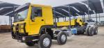 Used Cargo Trucks 8×4 Drive Mode Sinotruck Howo Cargo Truck Chassis 11 Meters