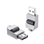 Metal Case USB Male or Female Jack to 5-pin Screw Terminal Blocks Connector