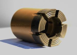 China Double Tube Wireline Diamond Core Drill Bit , High Impact Impregnated Drill Bits factory