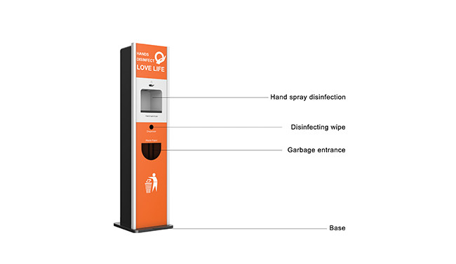 Anti Bacteria Automatic Hand Sanitizer Dispenser Waterless Hand Sanitizer Dispenser