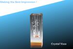 crystal vase/flower vase/flower bottle/glass vase/pen holder/crystal flower