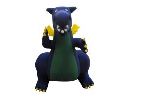 China CE outdoor lovely inflatable green gorilla model, animal character inflatables factory