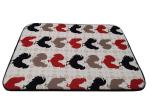 15x20inch Transfer Printing Microfiber Dish Drying Mat For Kitchen