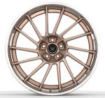 Brushed Polished 2 Piece Forged Wheels For Porsche Macan Staggered 21inch