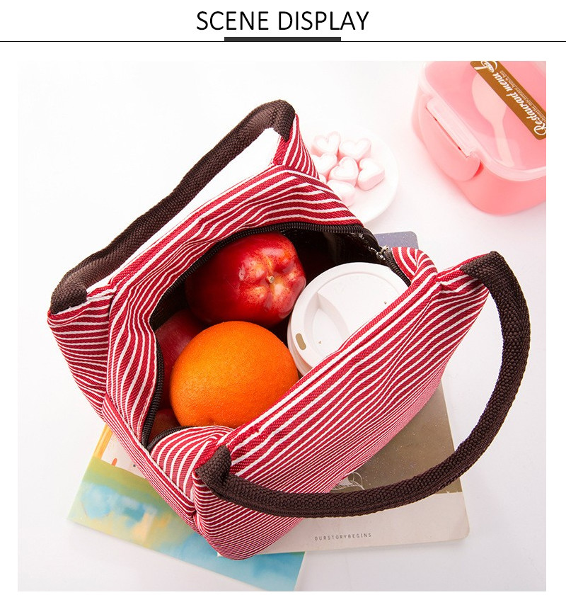 Travel Zipper dirtproof Oxford Thermal Grocery Tote