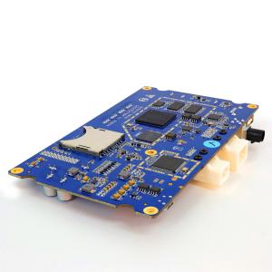 China 4 Layer Prototype Pcb Fabrication Assembly 1.6mm FR4 Blue Soldermask HASL on sale